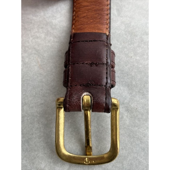 Coach Belt Men's Women's Brown Glove Leather Size 36" Made In NYC Vintage 6605 - Picture 4 of 11